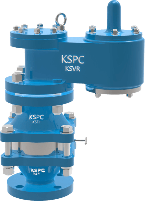 KSPC KSVRFI/KSVSFI Vacuum Relief Valve w/ Flame Arrester